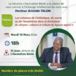 Egoun-egoun, sacré et citoyenneté : Aristide Talon au cœur d’un échange intellectuel à L’Harmattan Bénin