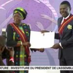 Assemblée Nationale : Joseph Djogbenou investi officiellement président et élevé à la Grand-Croix